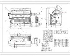 生物質(zhì)蒸汽鍋爐圖紙(型號:DZH1-1.25-T)